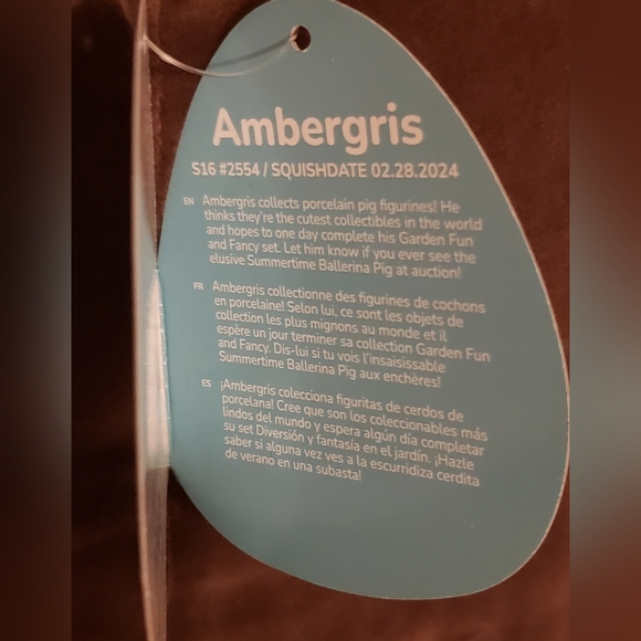 ULTRA RARE❗ - Gold Tag❗  NWT Squishmallows Ambergris the Goblin King - 16 inches - Picture 8 of 9